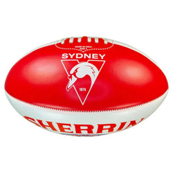 Sherrin AFL Team Icon PVC Sydney Swans Sz 3