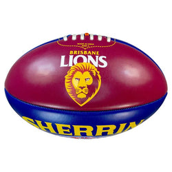 Sherrin AFL Team Icon PVC Brisbane Lions Sz 3