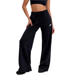 Nike Womens Sportswear Club Fleece Mid-Rise Wide Leg Pants