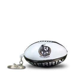 Sherrin AFL Team Keyring - Collingwood Magpies