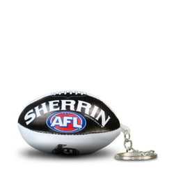 Sherrin AFL Team Keyring - Collingwood Magpies