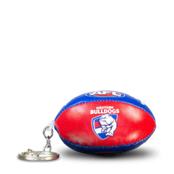 Sherrin AFL Team Keyring - Western Bulldogs