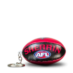 Sherrin AFL Team Keyring - Essendon Bombers