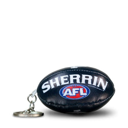 Sherrin AFL Team Keyring - Carlton Blues