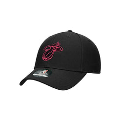 NBA Essentials Youth Neon Pinch Panel Snapback Cap Miami Heat