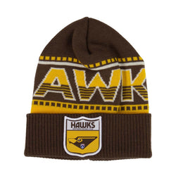 AFL Throwback Beanie Hawthorn Hawks