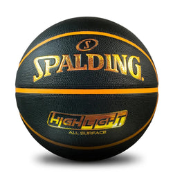 Spalding Highlight Foil Orange Outdoor Basketball Size 6