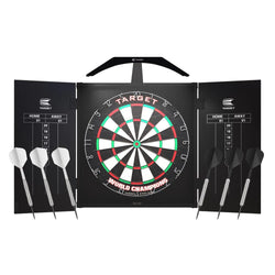 Arc Cabinet Dartboard Set (with Light)