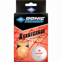 Donic Schildkrot Avantgarde Poly 40+ 3* 6 pack Table Tennis Balls
