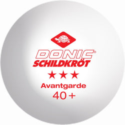Donic Schildkrot Avantgarde Poly 40+ 3* 6 pack Table Tennis Balls