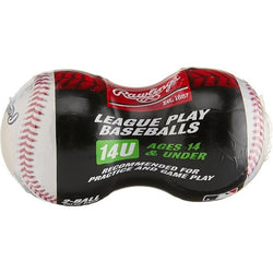 Rawlings League Play 14 & Under Baseballs Twin Pack