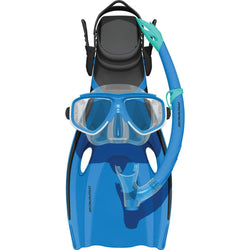 Mirage Dolphin Junior Silitex Mask Snorkel Fin Set