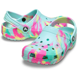 Crocs Classic Marbled Clogs - Kids