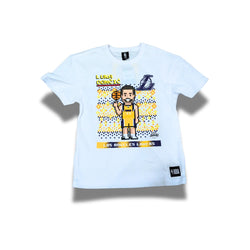 NBA Essentials Youth Luka Doncic Los Angeles Lakers 8Bit Player Tee