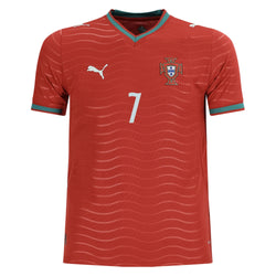 Puma FPF Portugal 2026 World Cup Home Jersey Replica Youth Ronaldo #7