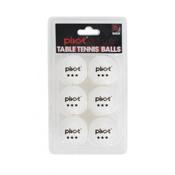 Pivot 3 Star Table Tennis Balls (6 Pack)