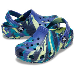 Crocs Classic Marbled Clogs - Kids