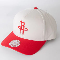Mitchell & Ness NBA Pro Pinch White Team Colour Snapback Cap Houston Rockets