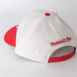 Mitchell & Ness NBA Pro Pinch White Team Colour Snapback Cap Houston Rockets