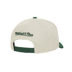 Mitchell & Ness NFL Pro Pinch White Team Colour Snapback Cap Green Bay Packers