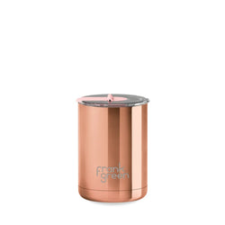 Frank Green 12oz/355ml Ceramic Coffee Cup Rose Gold with Hinged Screw Lid