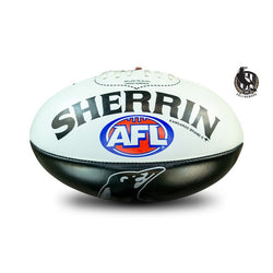 Sherrin PVC 20cm Team Mascot Magpies Football