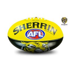 Sherrin PVC 20cm Team Mascot Tigers Football