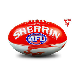 Sherrin PVC 20cm Team Mascot Swans Football