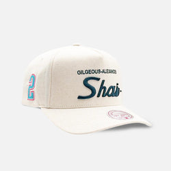 Mitchell & Ness NBA Classic Script Pro Pinch Fit Snapback Cap Shai Gilgeous-Alexander