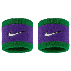 Nike Swoosh Wristband (Purple/Green)