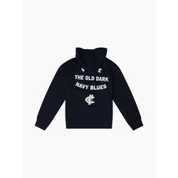 AFL Youth Vintage Arch Supporter Hoodie Carlton Blues