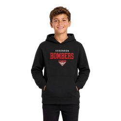 AFL Youth Vintage Arch Supporter Hoodie Essendon Bombers