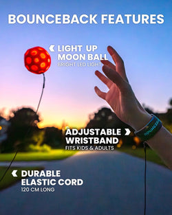 Waboba LED Bounceback - Moon Ball