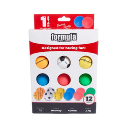 Formula Novelty Table Tennis Balls  12 pk
