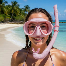 Mirage Sunsets Silicone Mask and Snorkel Set Adult