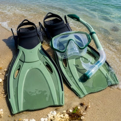 Mirage Oasis Silitex Adult Mask Snorkel Fin Set