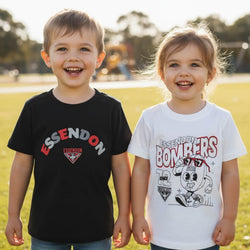 AFL Kids Twin Pack Graphic Tee Essendon Bombers
