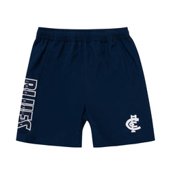 AFL Youth Performance Shorts Carlton Blues