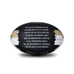 Sherrin AFL Team Range - Song Ball Collingwood Magpies