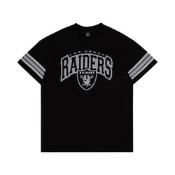 Majestic Vintage Stripe Arch Tee Las Vegas Raiders
