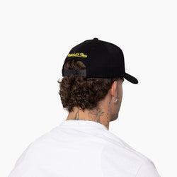 Mitchell & Ness 110 Flex Fit Team Logo Snapback Cap Los Angeles Lakers