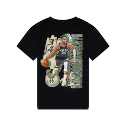NBA Essentials Powell Youth Giannis Antetokounmpo Milwaukee Bucks Vintage Tee