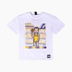 NBA Essentials Youth Luka Doncic Los Angeles Lakers 8Bit Player Tee