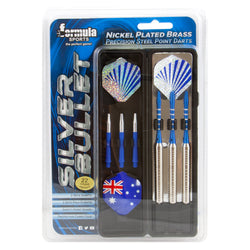 Formula Sports Silver Bullet Nickel Plated 21g Brass Dart Gift Pack