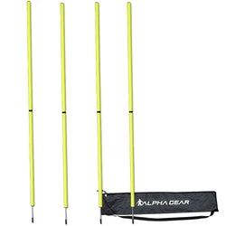 Alpha Gear 4 pack Agility Pole With Bag