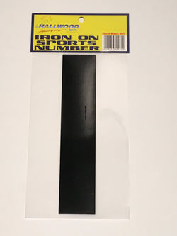 Iron on Sports Number 20cm 1 Black