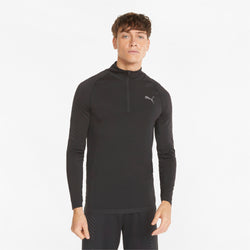 Puma Mens Training Formknit Seamless 1/2 Zip Tee
