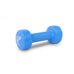 Bodyworx Coloured Vinyl Dipped Dumbbell 2Kg Blue