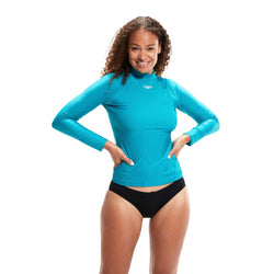 Speedo Womens Long Sleeve Sun Top Rashie