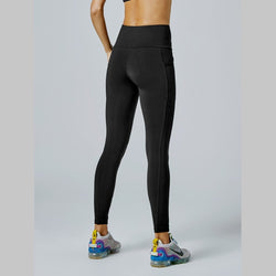 Running Bare Power Moves Full Length Tights (with Pockets)